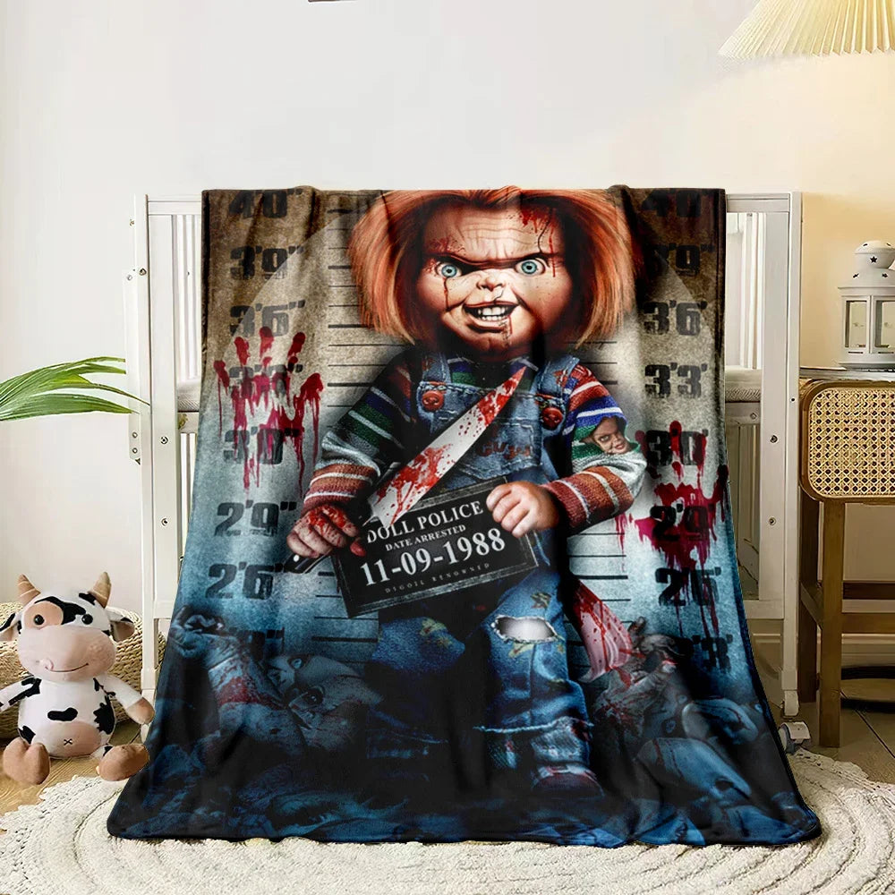 Horror movie characters Blanket Lightweight Flannel