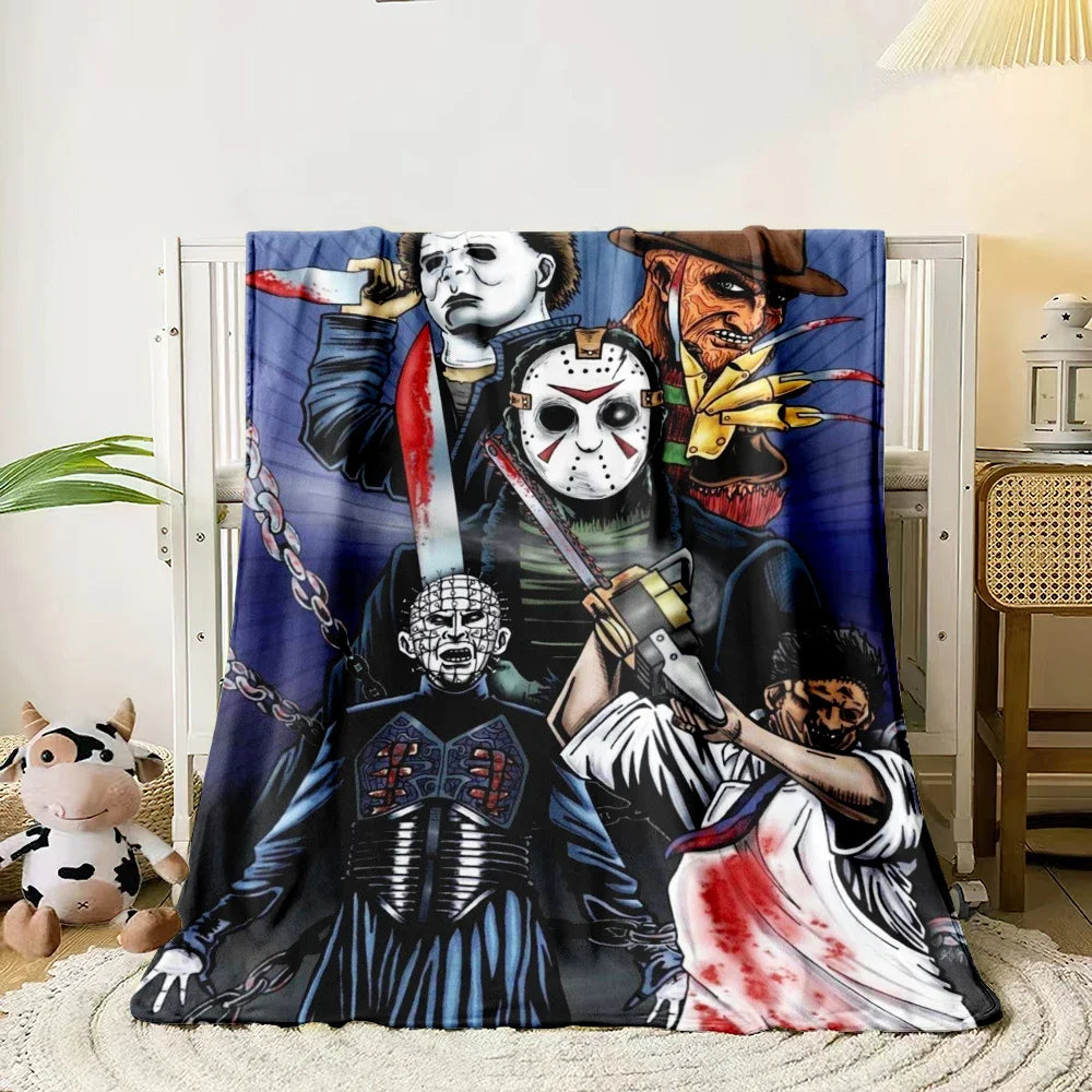 Horror movie characters Blanket Lightweight Flannel