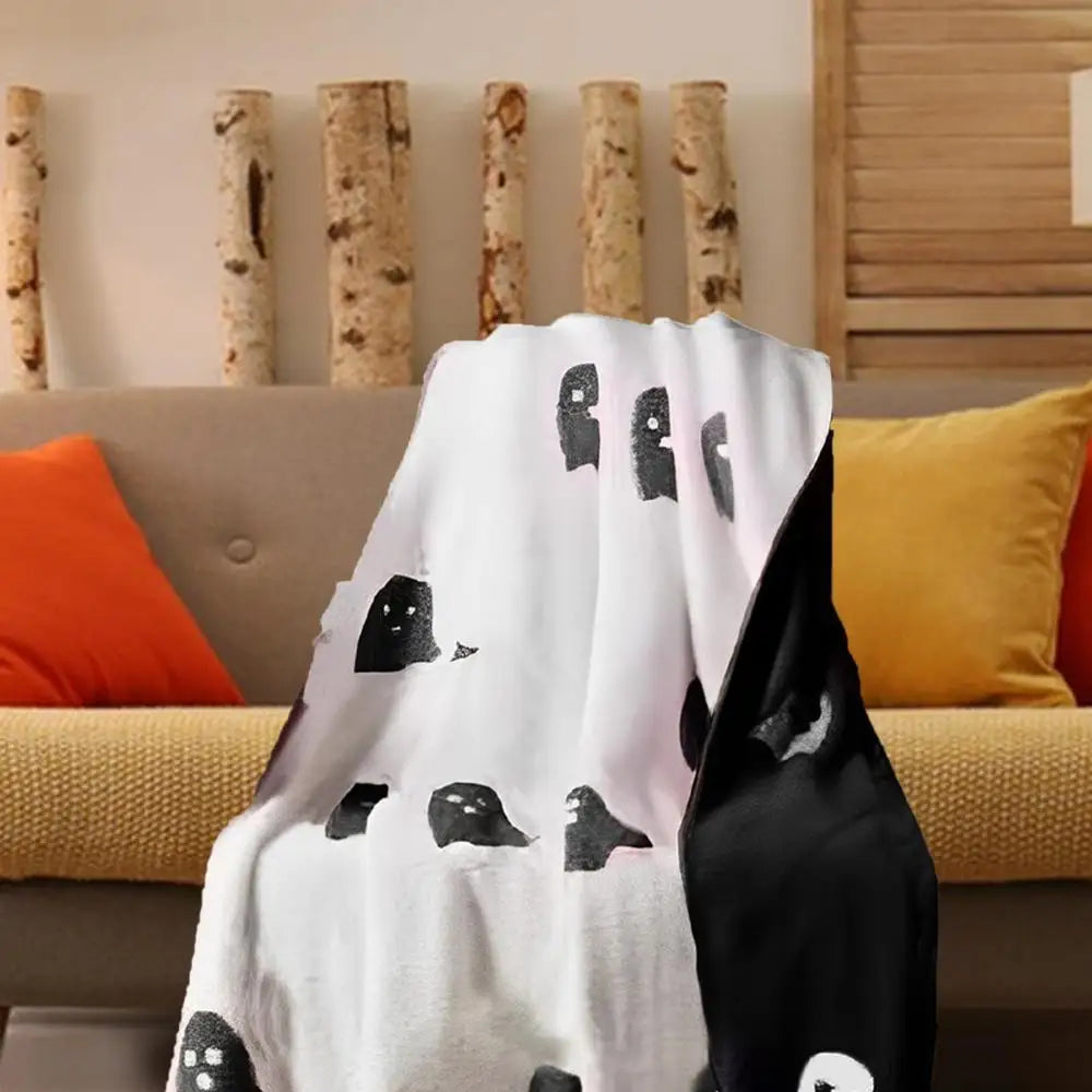 Super Soft Halloween Double-sided Flannel Blanket