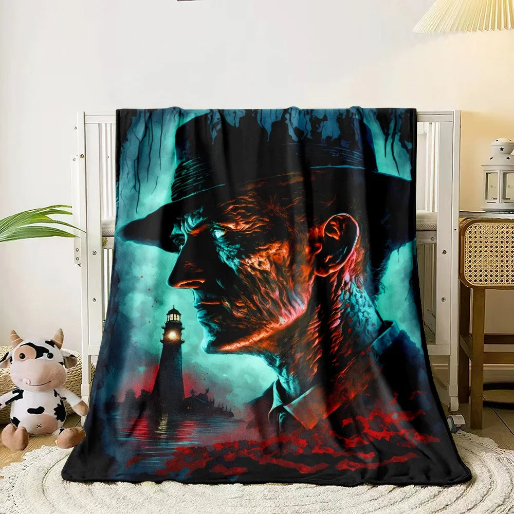 Horror movie characters Blanket Lightweight Flannel