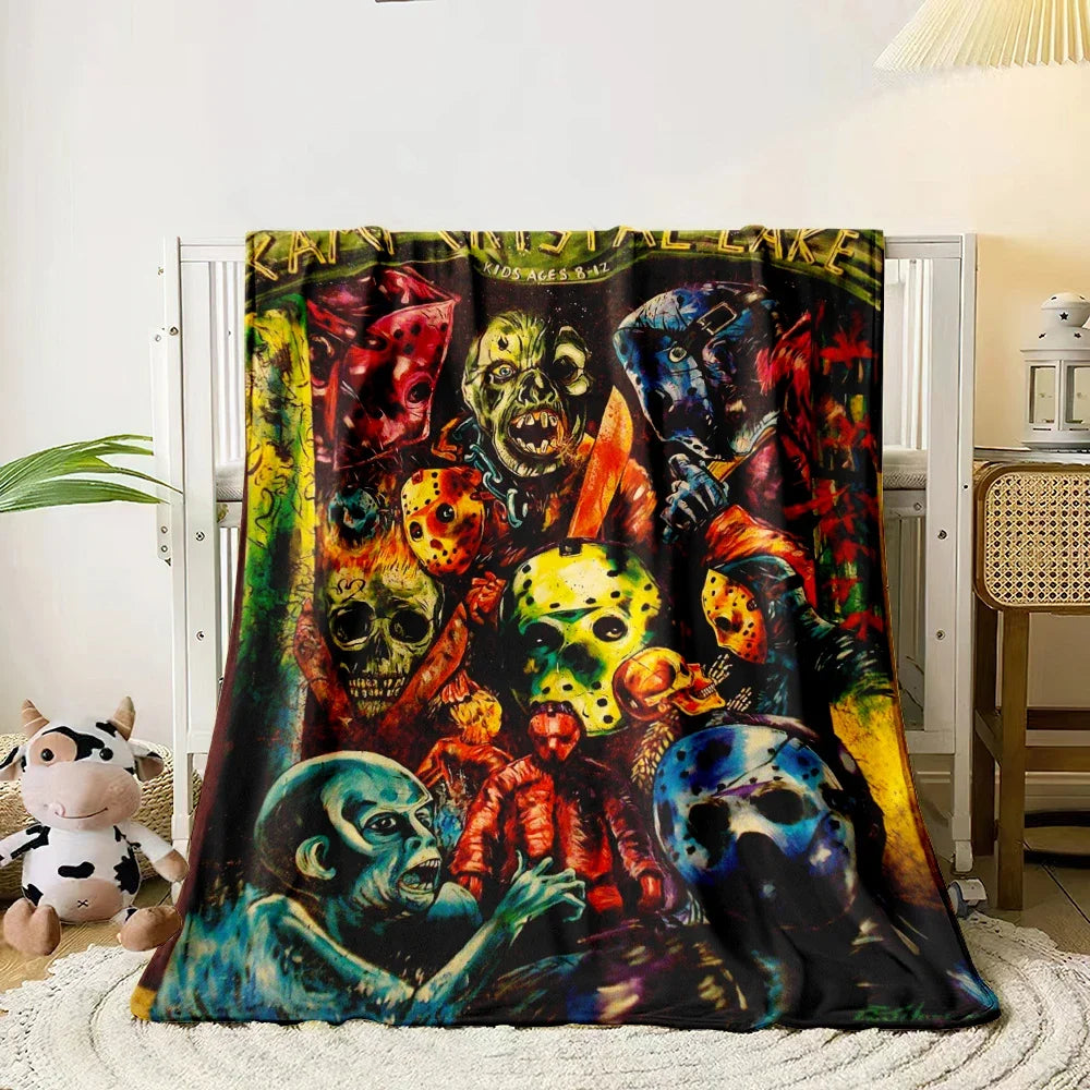 Horror movie characters Blanket Lightweight Flannel