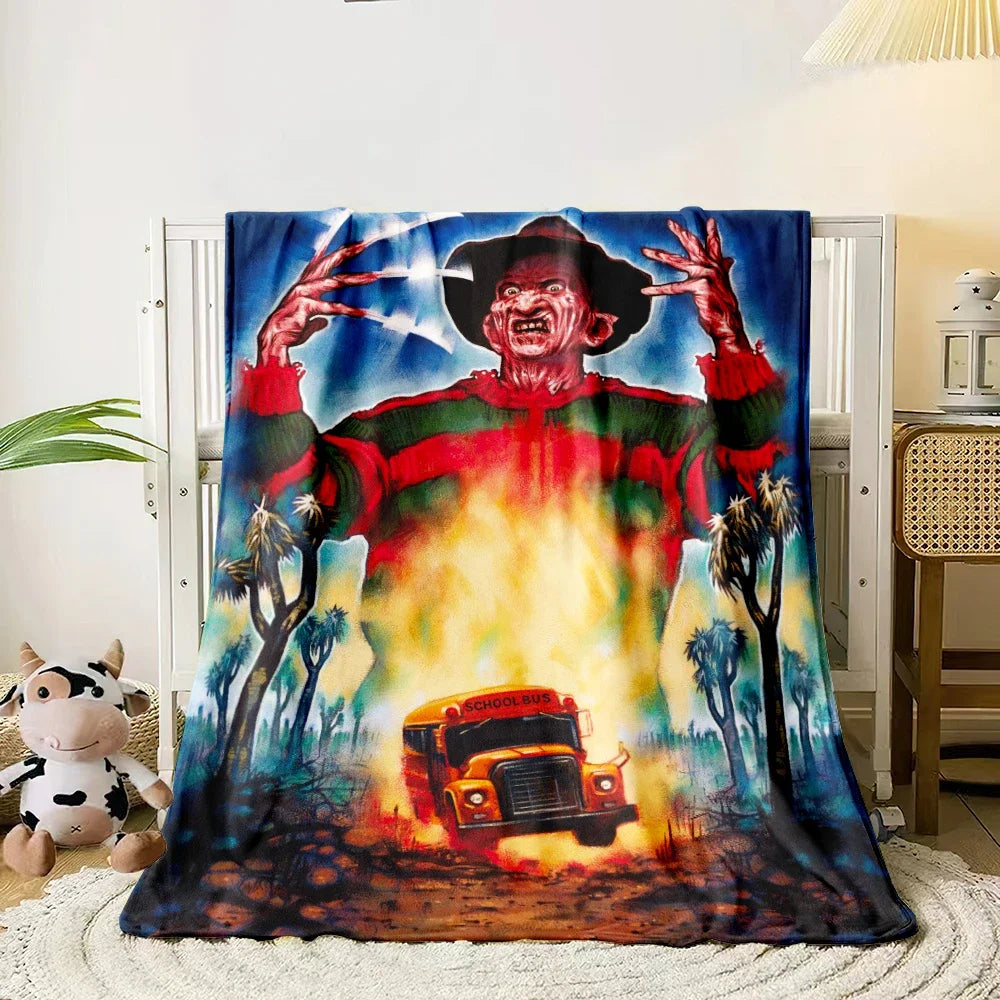 Horror movie characters Blanket Lightweight Flannel