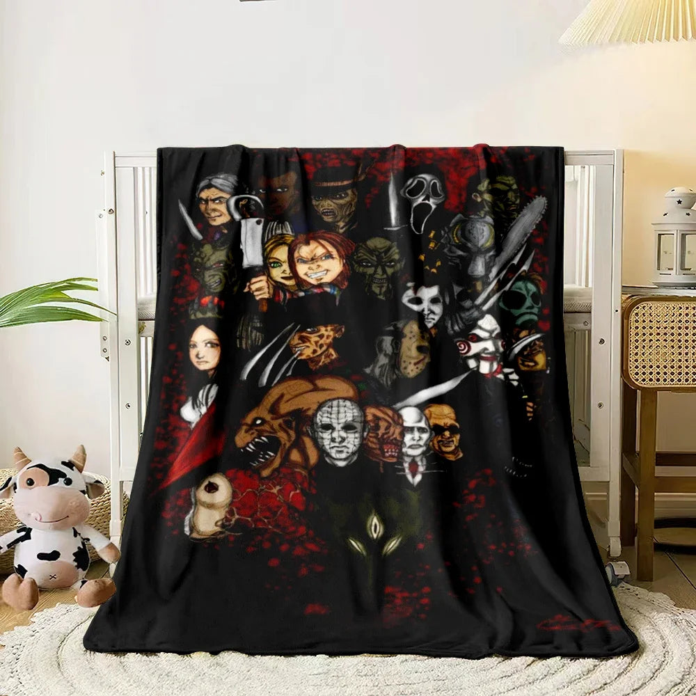 Horror movie characters Blanket Lightweight Flannel