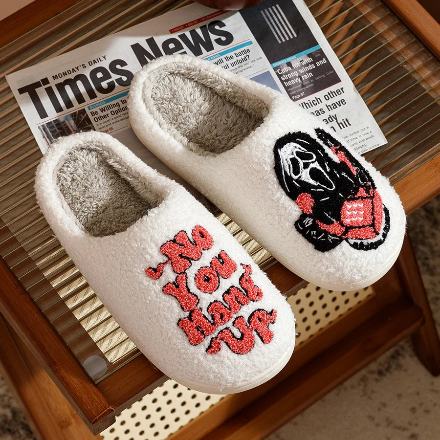 Women Winter Home Warm Funny Slippers