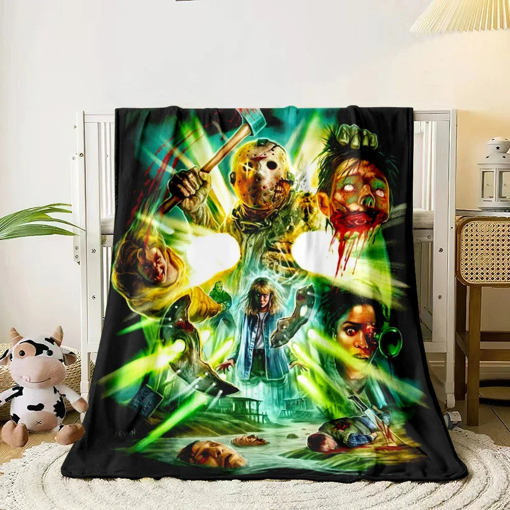 Horror movie characters Blanket Lightweight Flannel