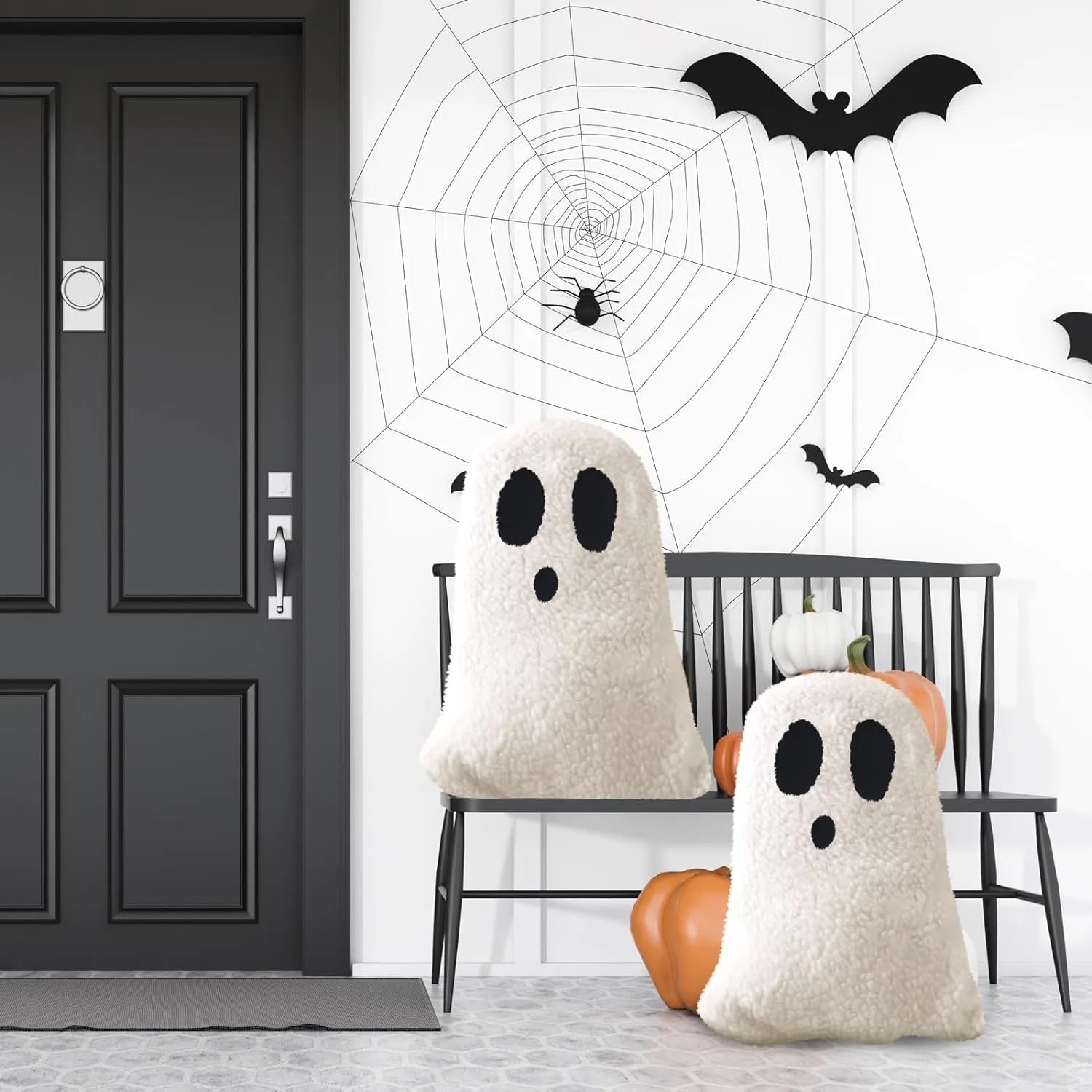 Halloween Decorative Spooky Pillows For Sofa Bed